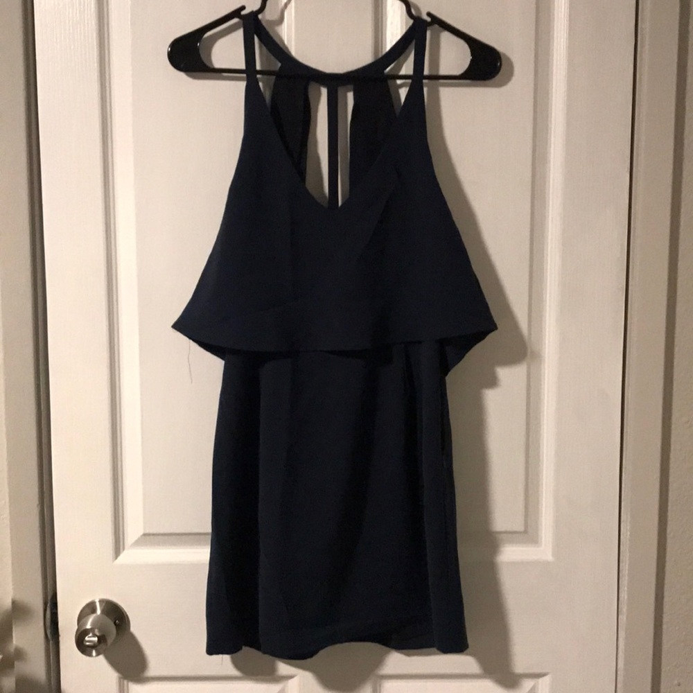 Navy blue dress